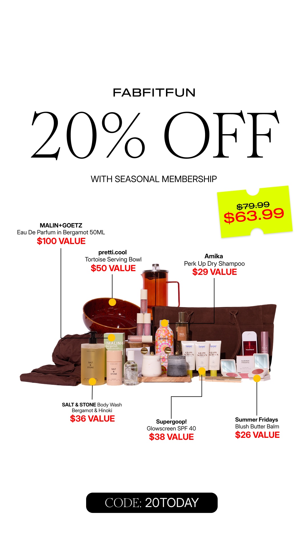 FabFitFun Facebook ad