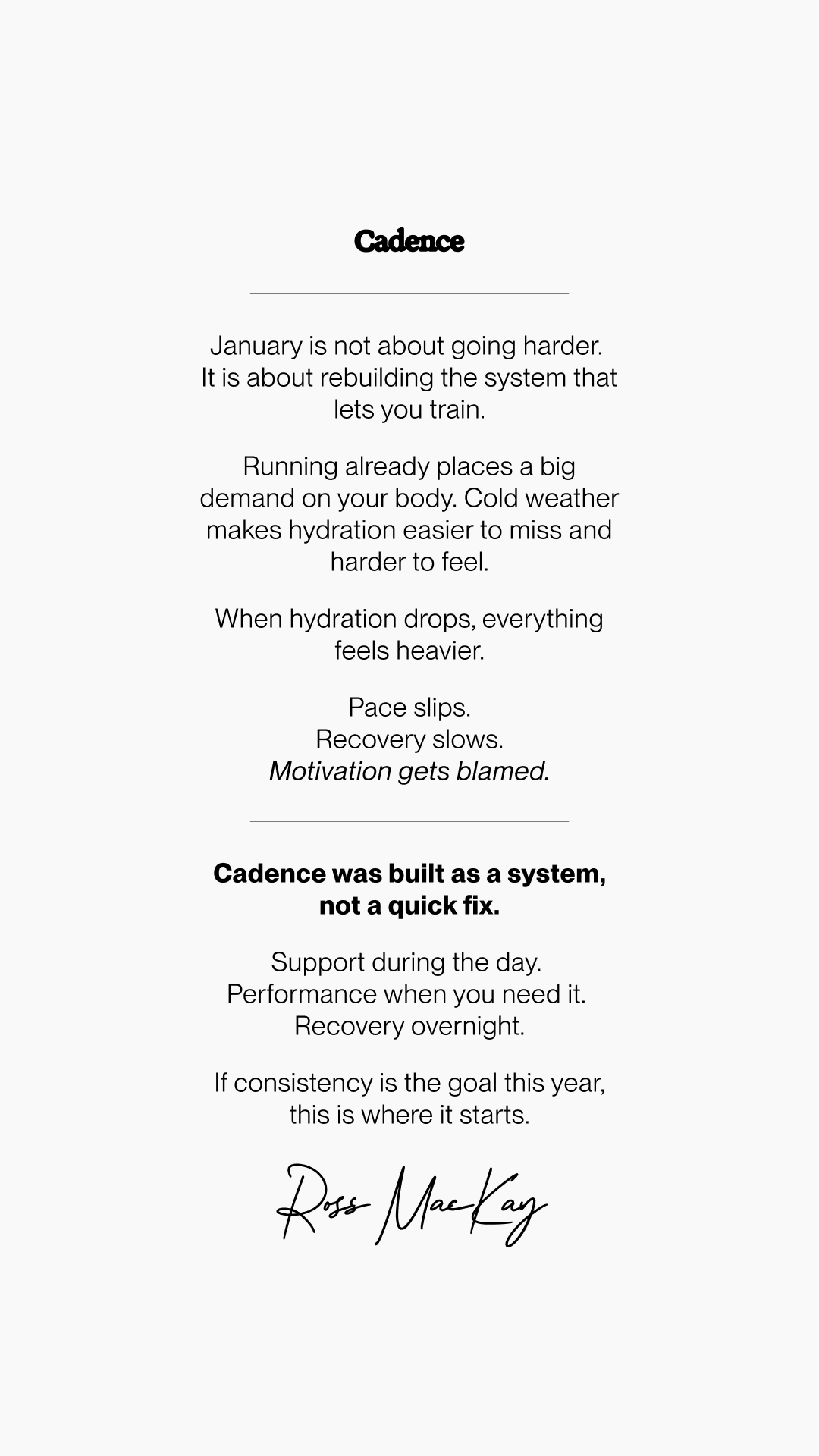 Use Cadence Facebook ad