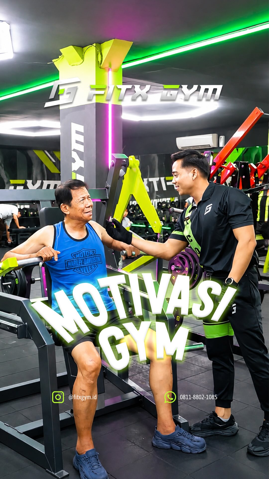 FITX GYM Facebook ad: Gym bukan hanya untuk yang muda, banyak yang…