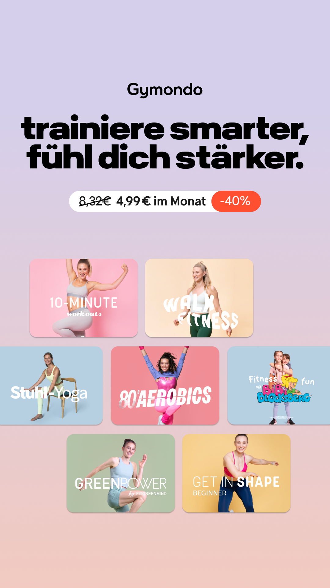 Gymondo Facebook ad