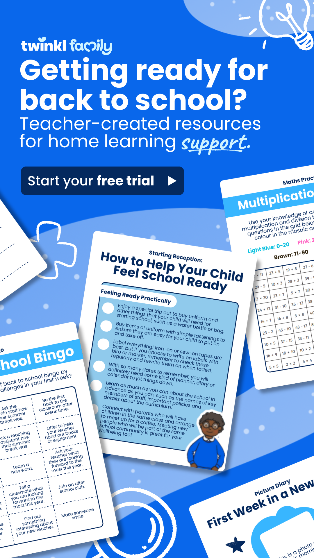 Twinkl Family Facebook ad