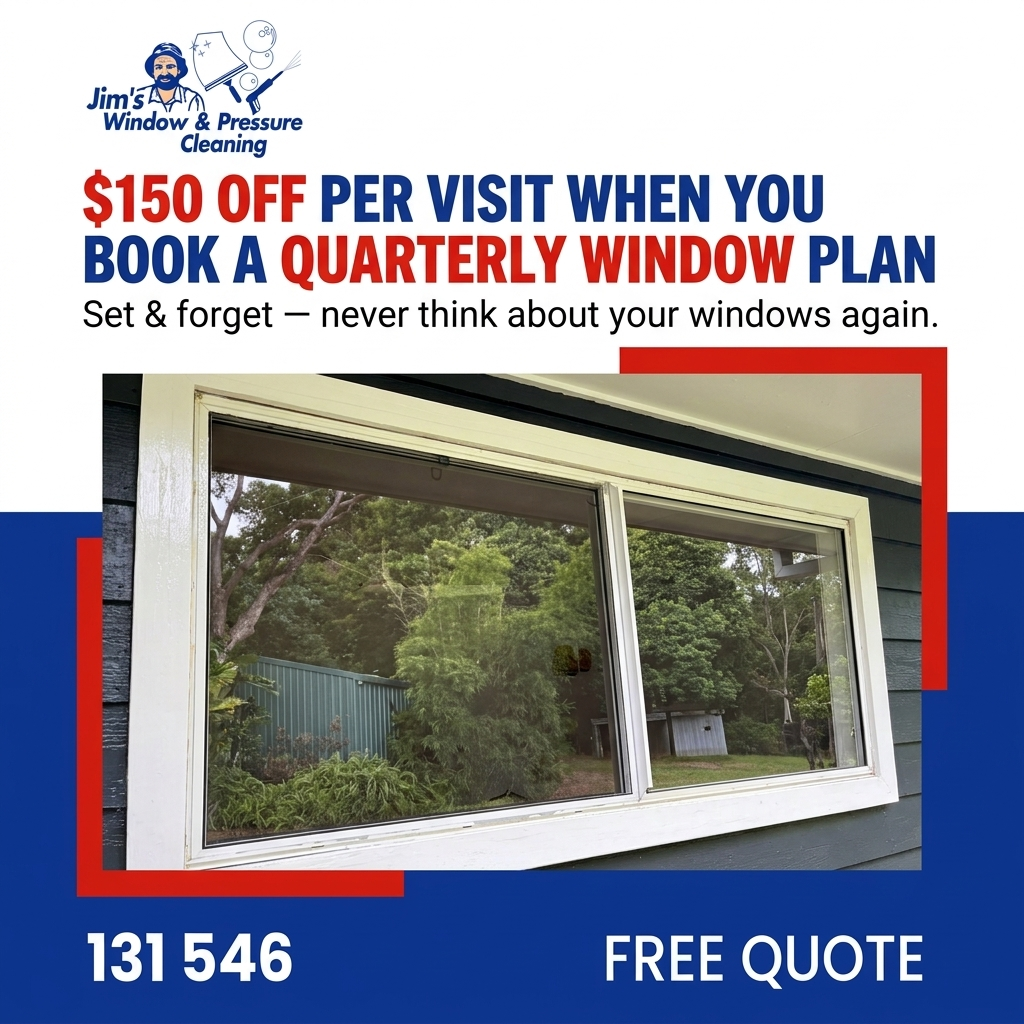 Jim's Window and Pressure Cleaning QLD Facebook ad