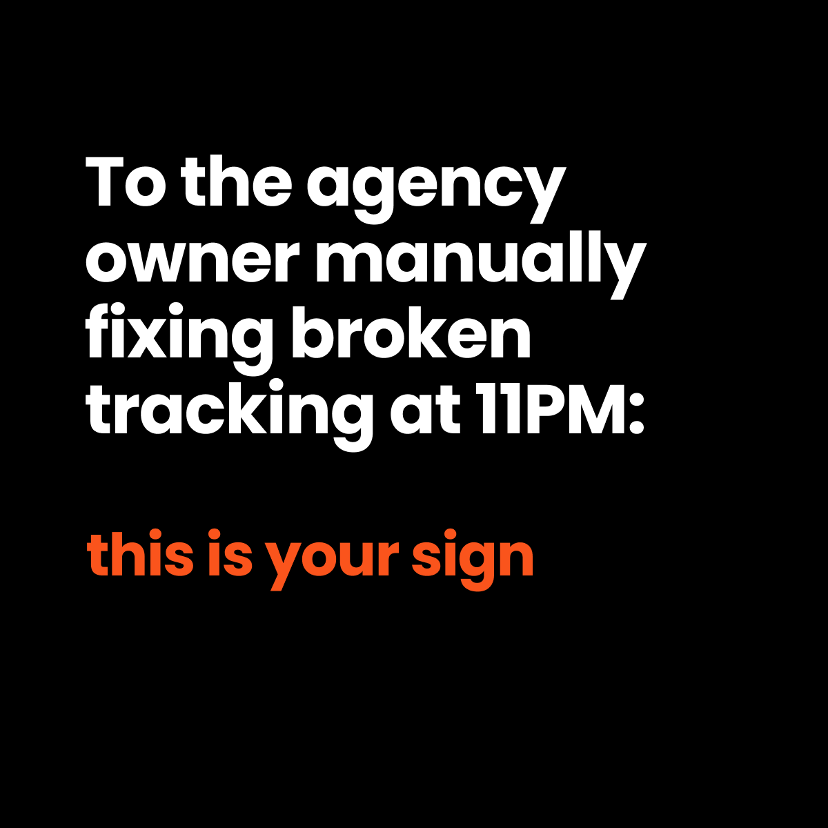 Tracklution Facebook ad