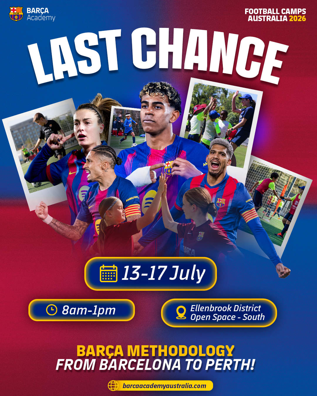 Barça Academy Australia & New Zealand Facebook ad