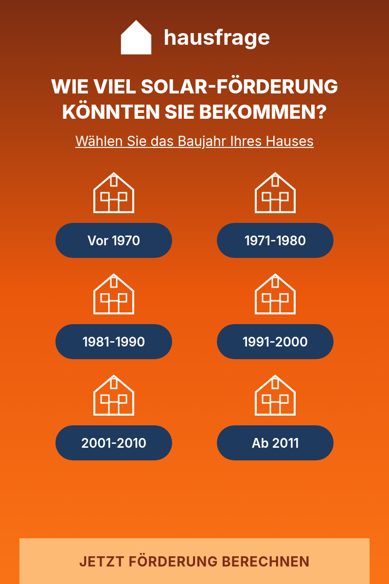 Hausfrage Facebook ad