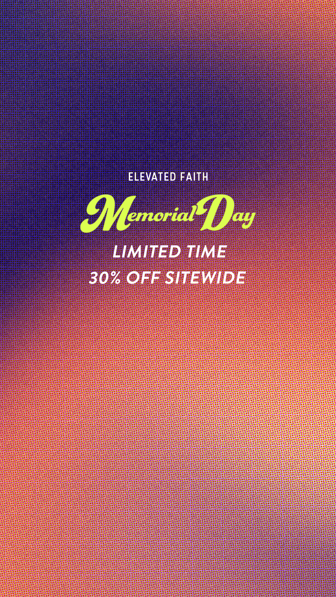 Elevated Faith Facebook ad