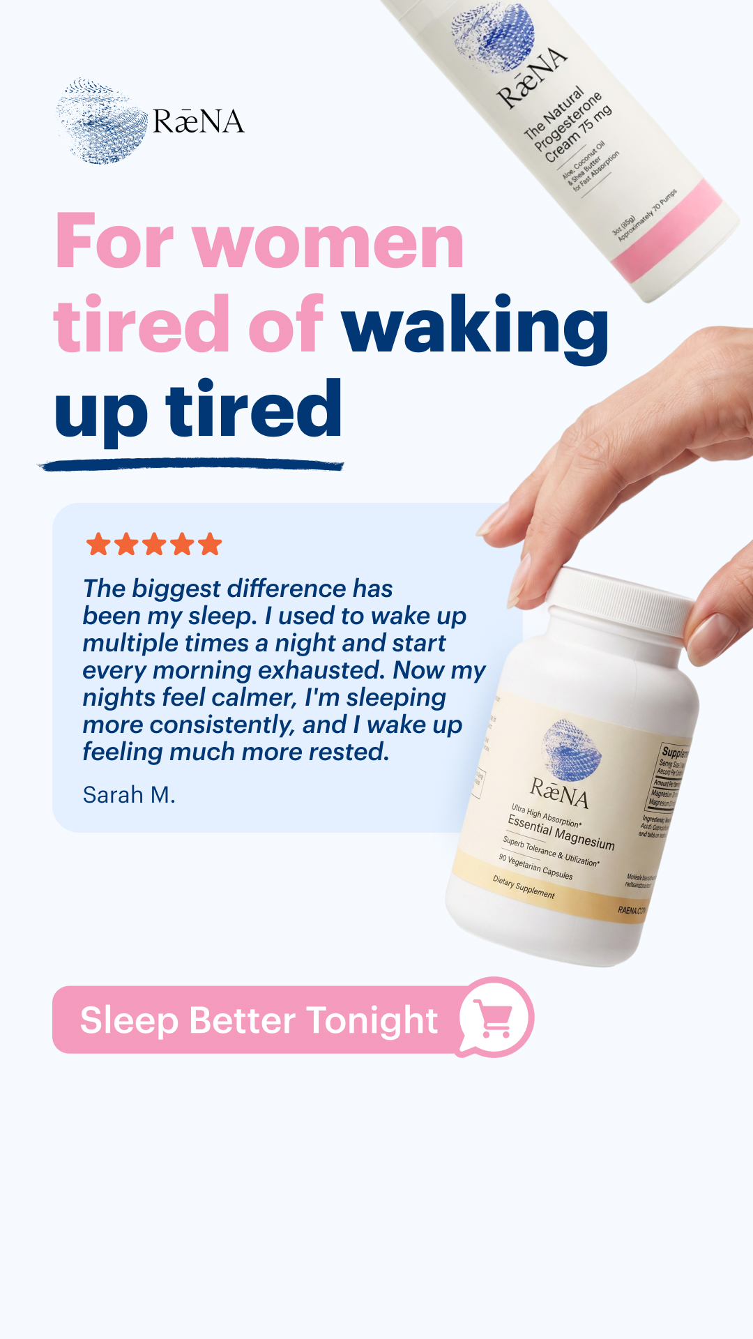 Raena Health Facebook ad