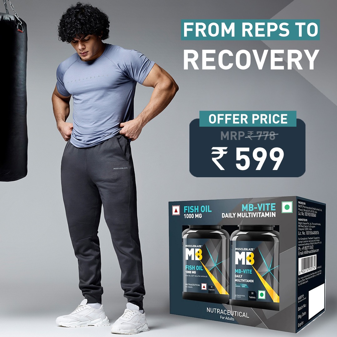 MuscleBlaze Facebook ad