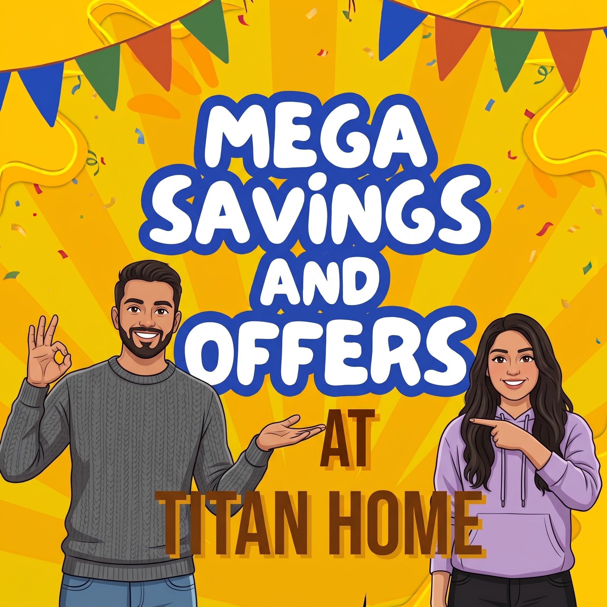 Titan Home Facebook ad: πππ π£π₯π’π π’ ππ§ π§ππ§ππ‘ ππ’π π!