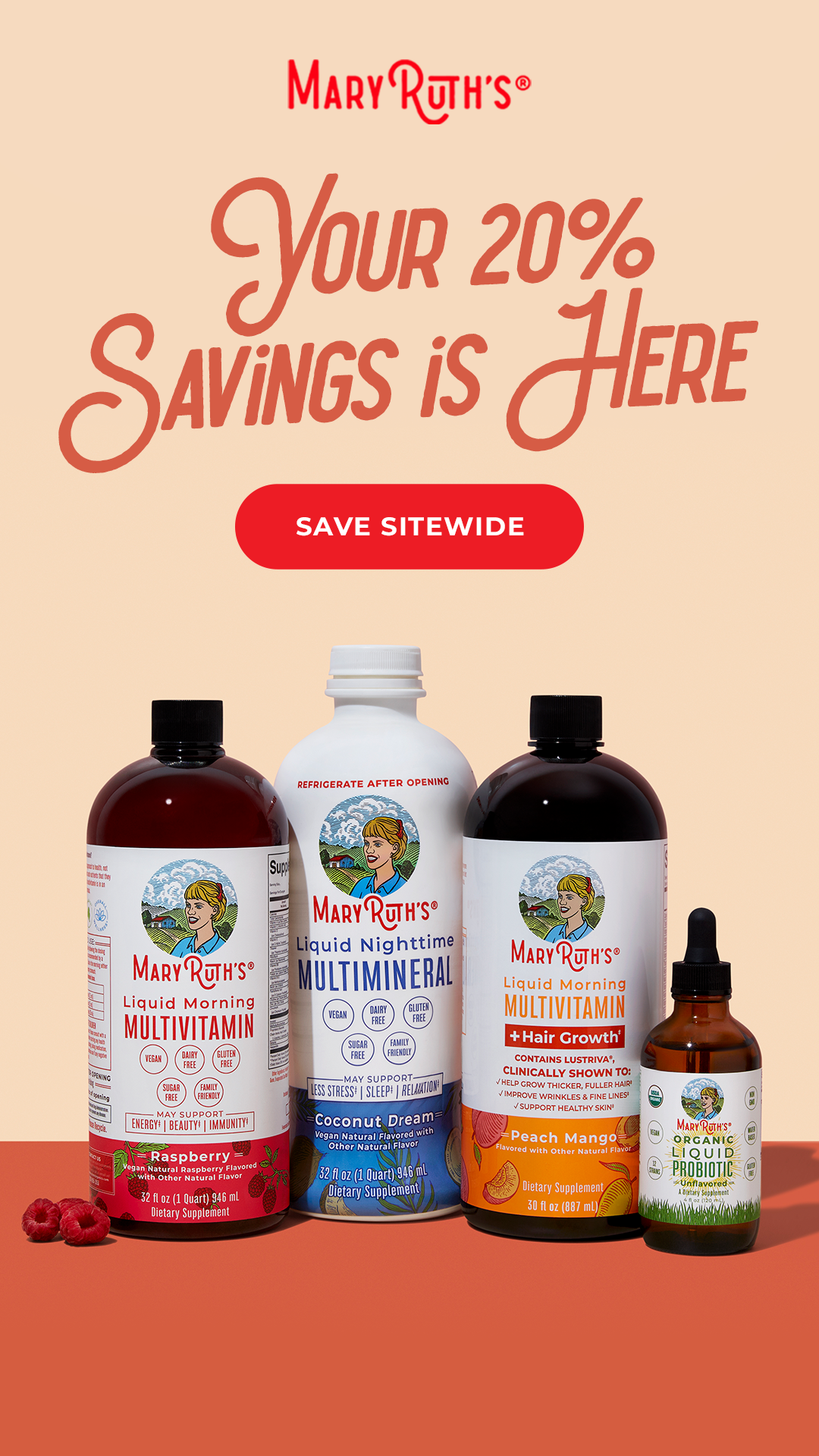 MaryRuth's Facebook ad