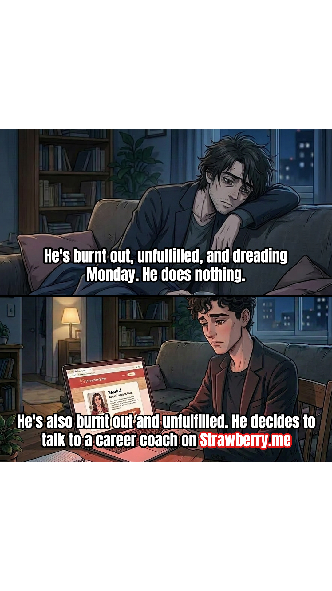 Strawberry.me Facebook ad