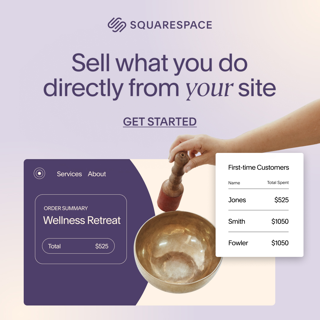 Squarespace Facebook ad