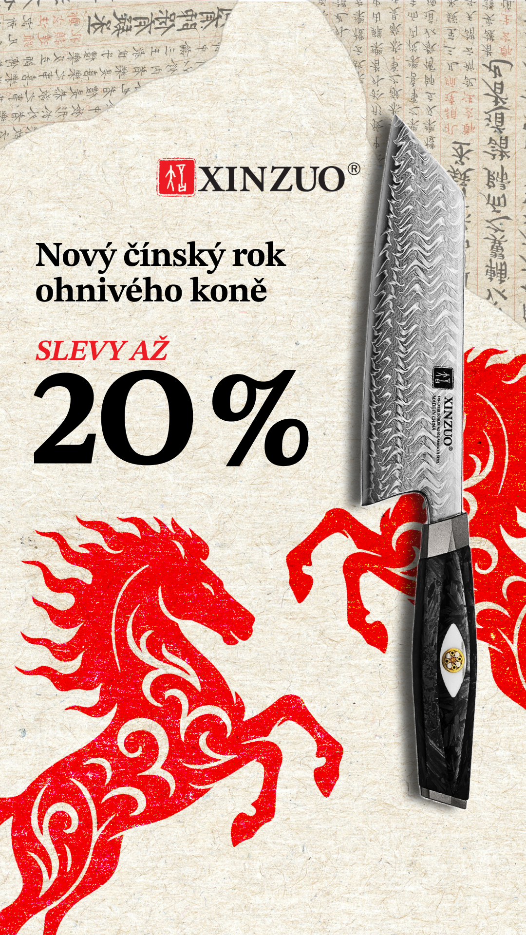 XinZuo ČR/SK Facebook ad