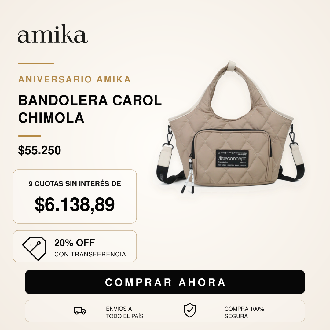 Mundo Amika Facebook ad: 9 cuotas sin interés