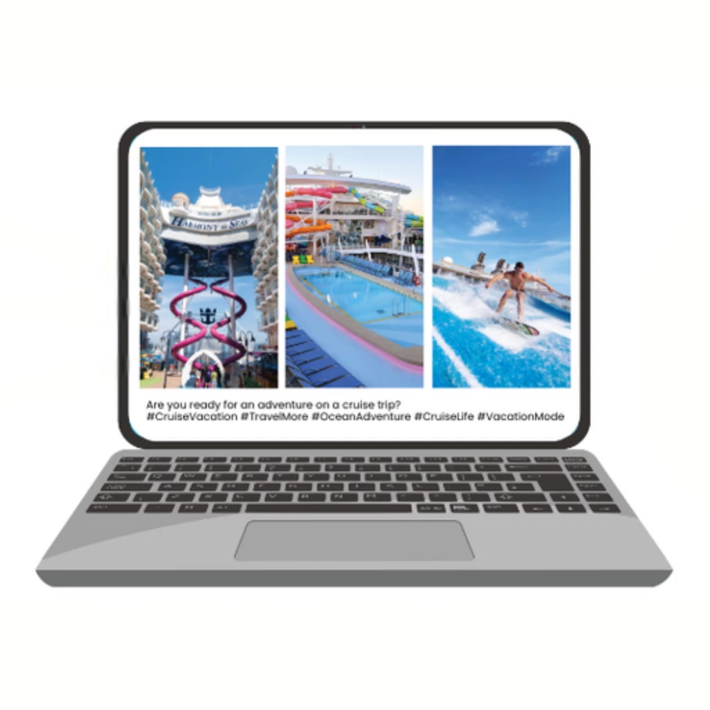 Gateway Travel Facebook ad: Your Social Media. On Autopilot.