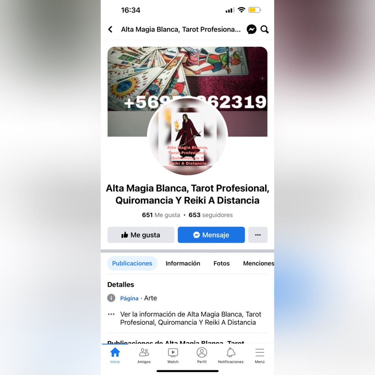 Alta Magia Blanca, Tarot Profesional, Quiromancia Y Reiki A Distancia Facebook ad: Visiten mi pagina oficial de Facebook de clientes…