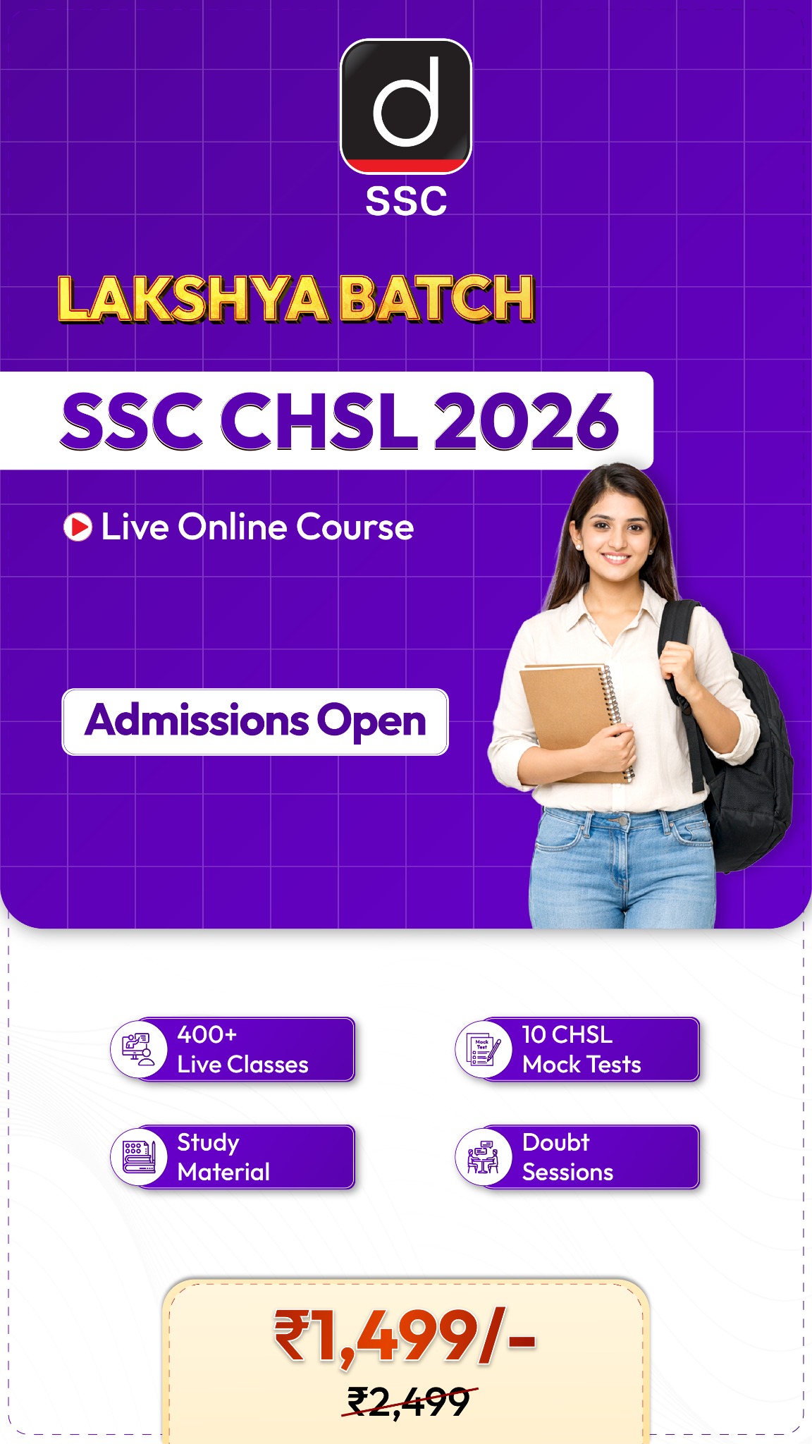 Drishti SSC Facebook ad