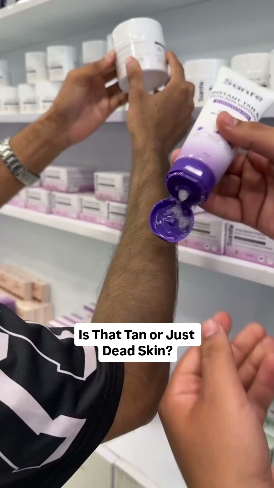 Sanfe India Facebook ad: Dead Skin Out, Glow In