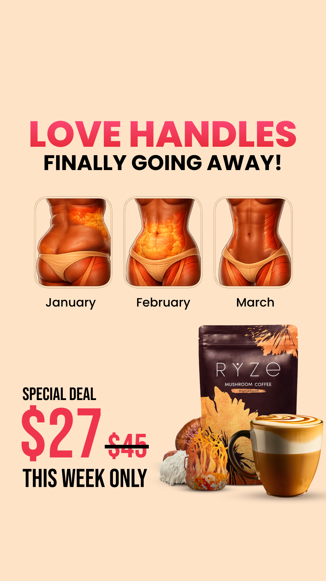 RYZE Superfoods Facebook ad