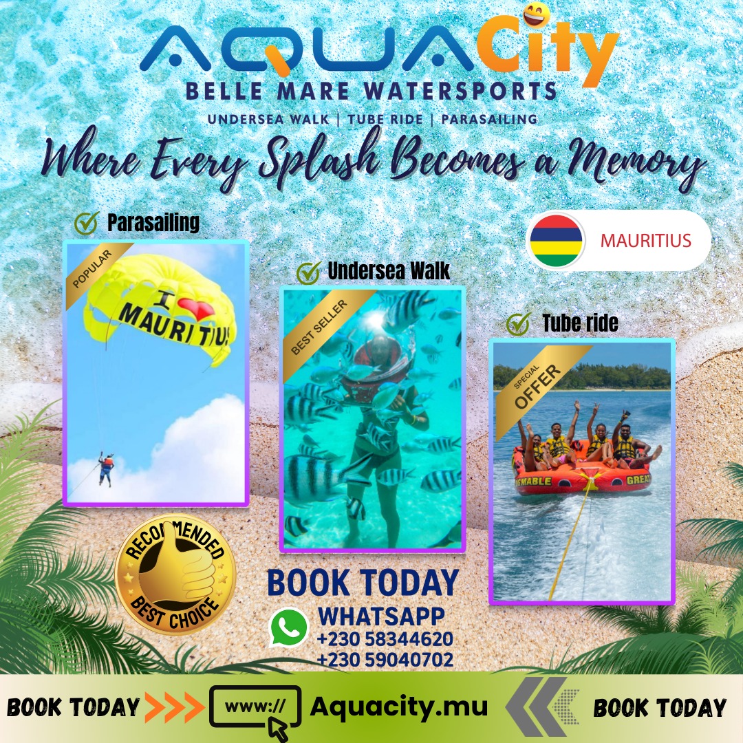 Aquacity Co. Ltd - Belle Mare Watersports Facebook ad