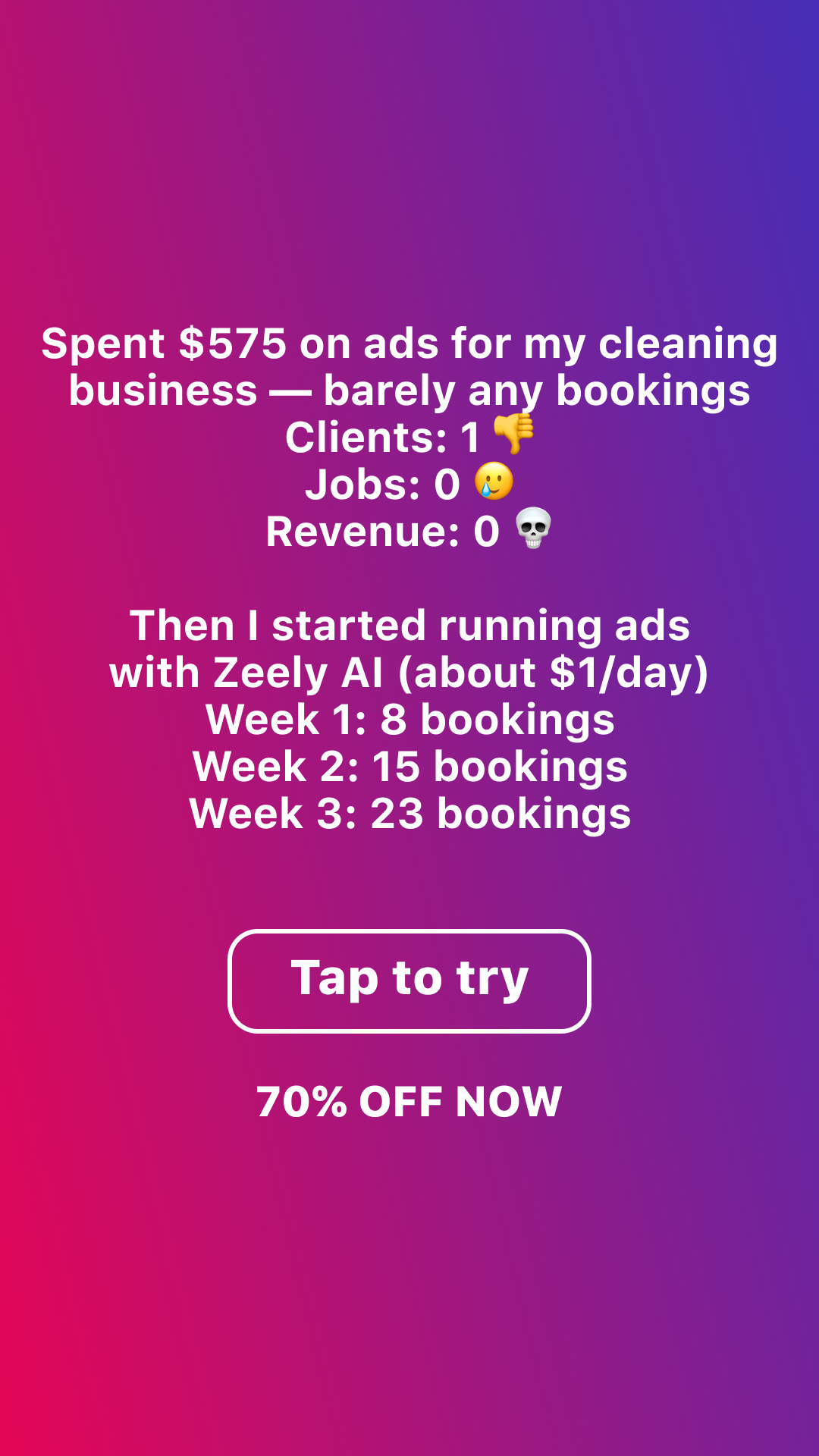 Zeely: Grow Sales with AI Facebook ad