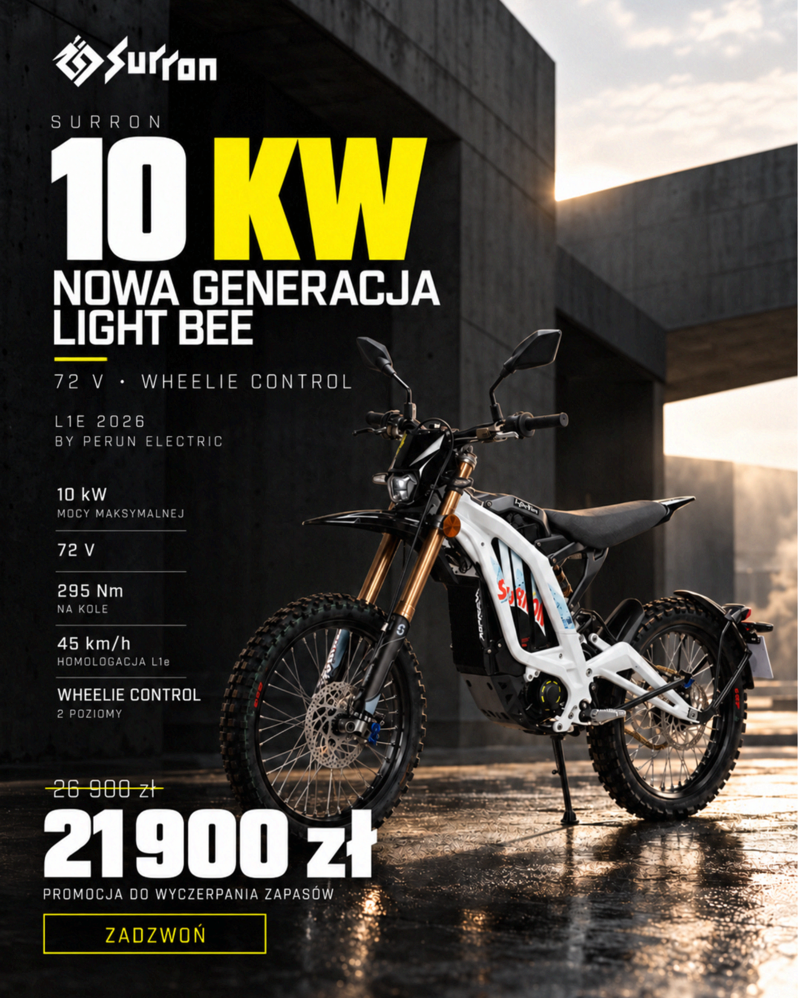 Perun Electric Facebook ad: Do wyczerpania zapasów!