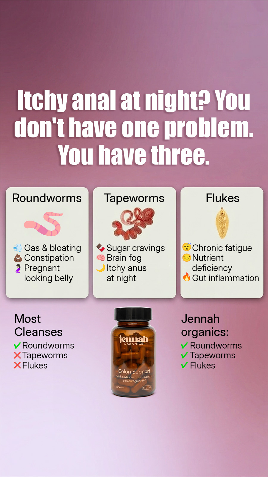 Jennah Organics Facebook ad