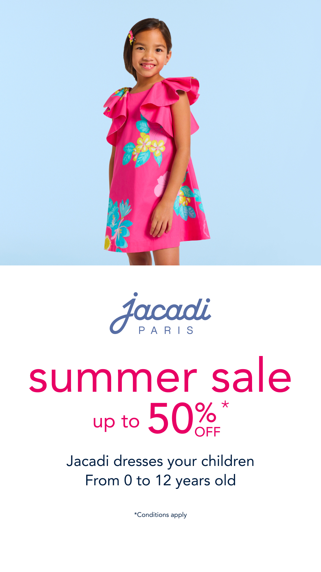 Jacadi Facebook ad