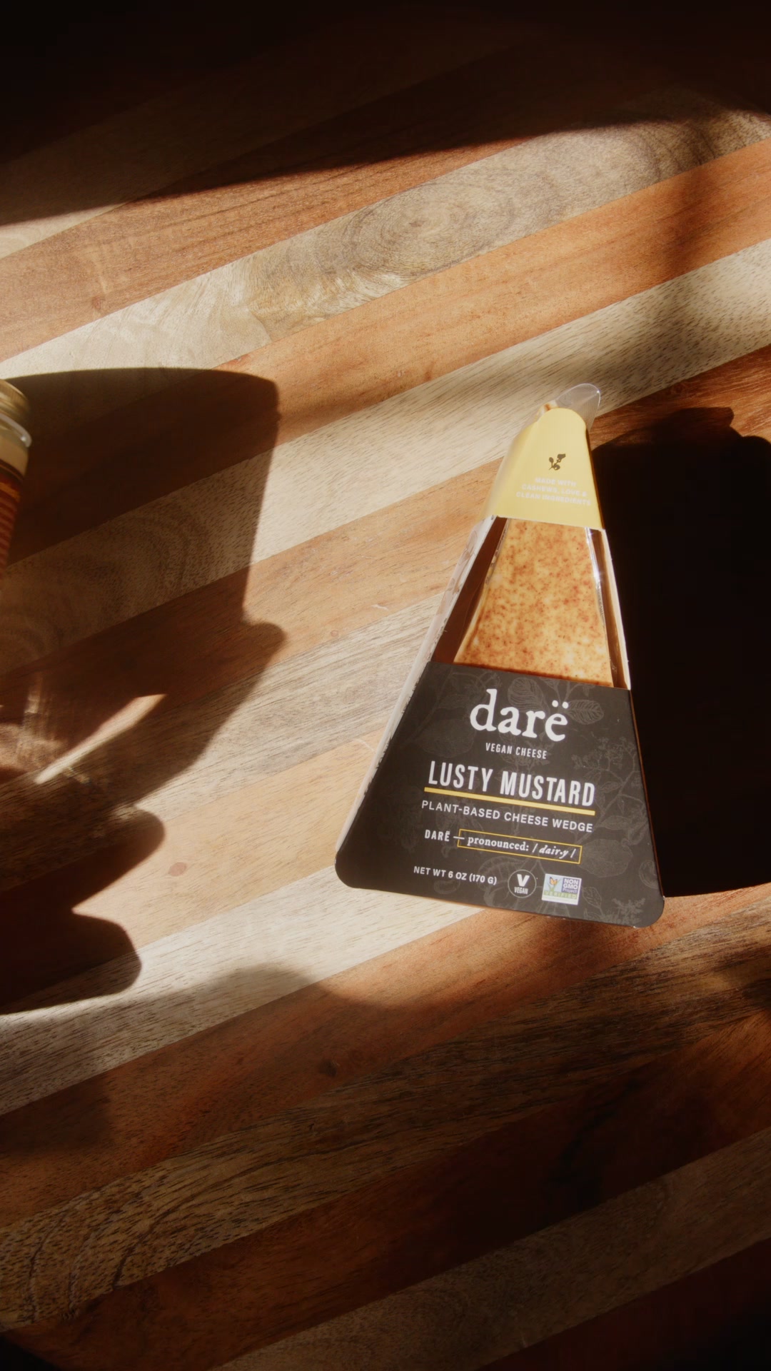 Darë Vegan Cheese Facebook ad: Say it like dairy. Enjoy it without.