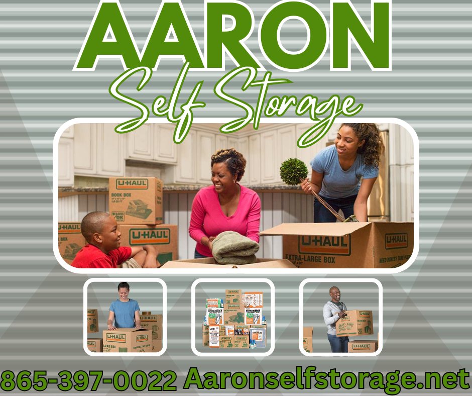 Aaron Self Storage Facebook ad: First Month FREE!