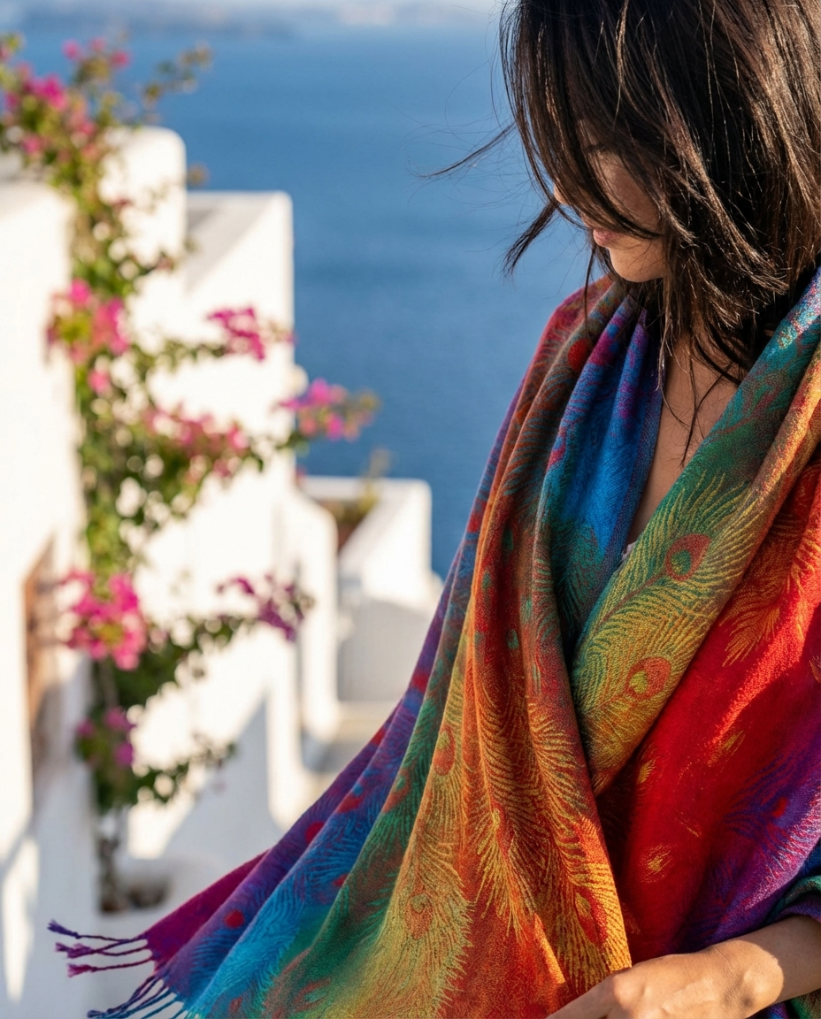 Harper-Heights Online Facebook ad: Boho Cashmere Wrap