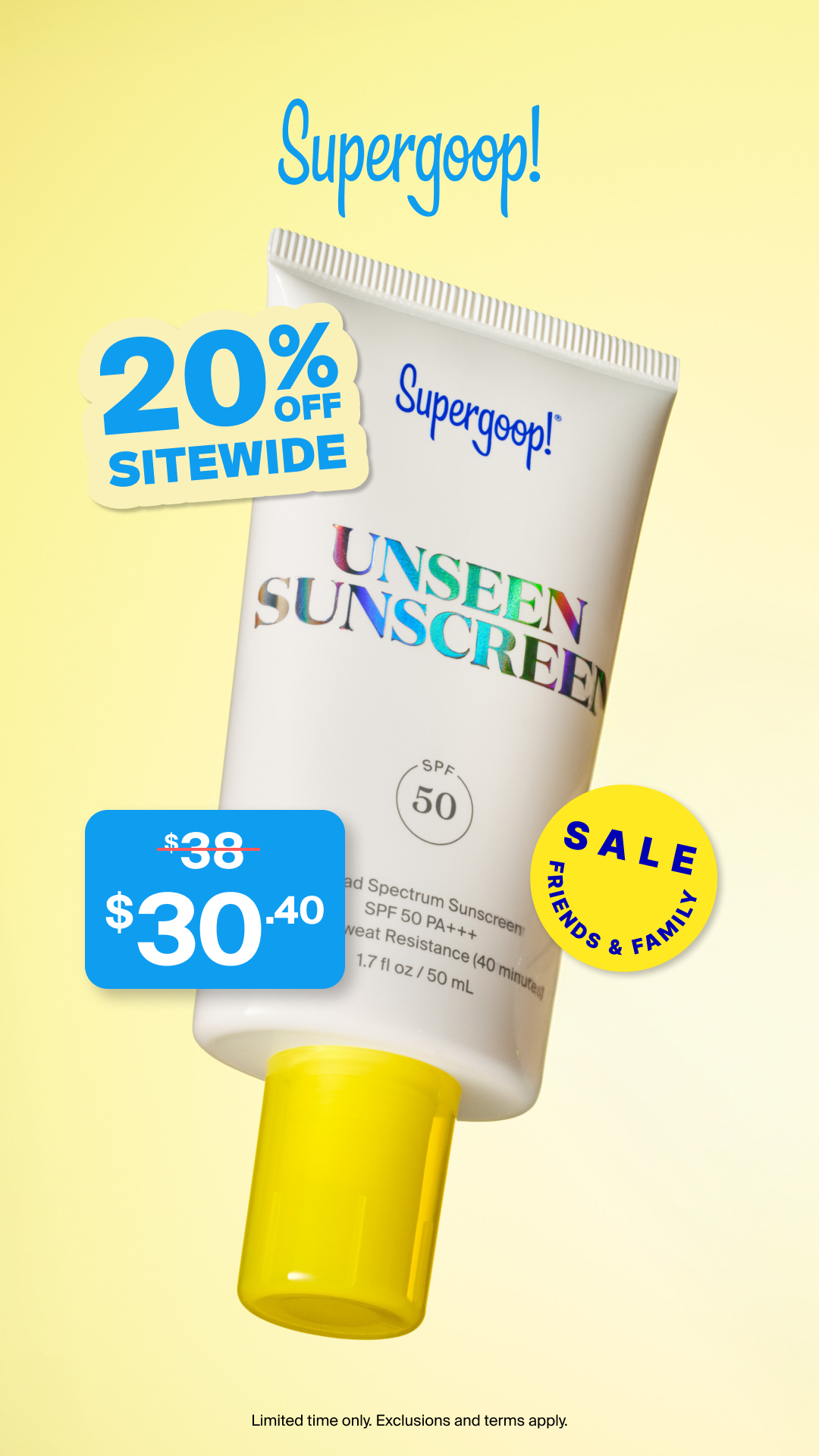 Supergoop Facebook ad