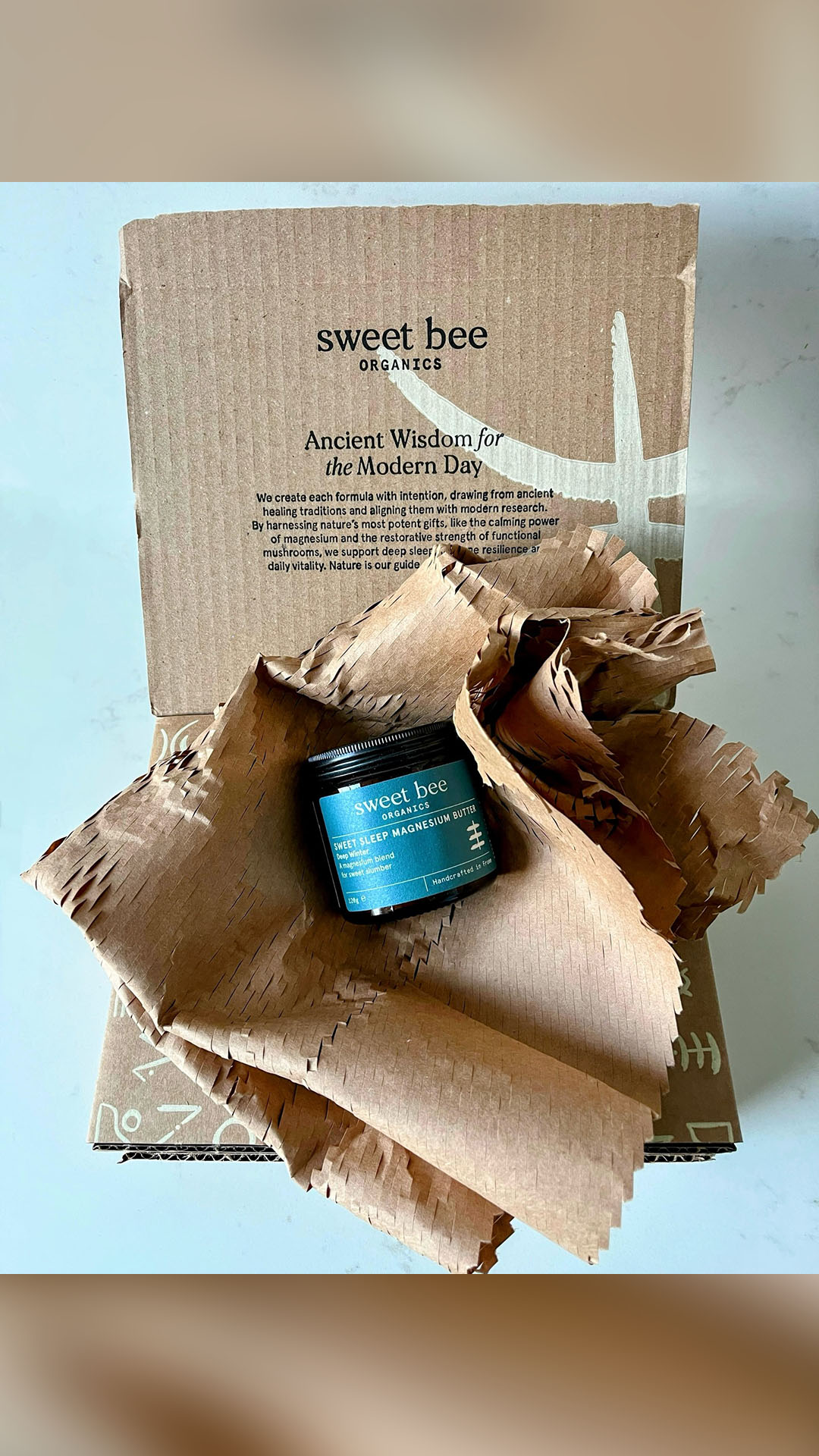 Sweet Bee Organics Facebook ad