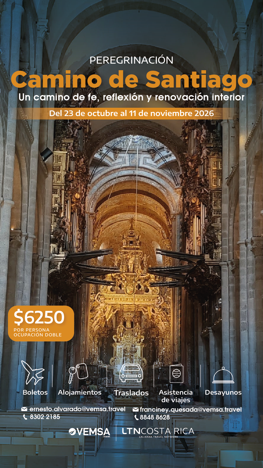 Vemsa Travel Facebook ad: Chatea con nosotros