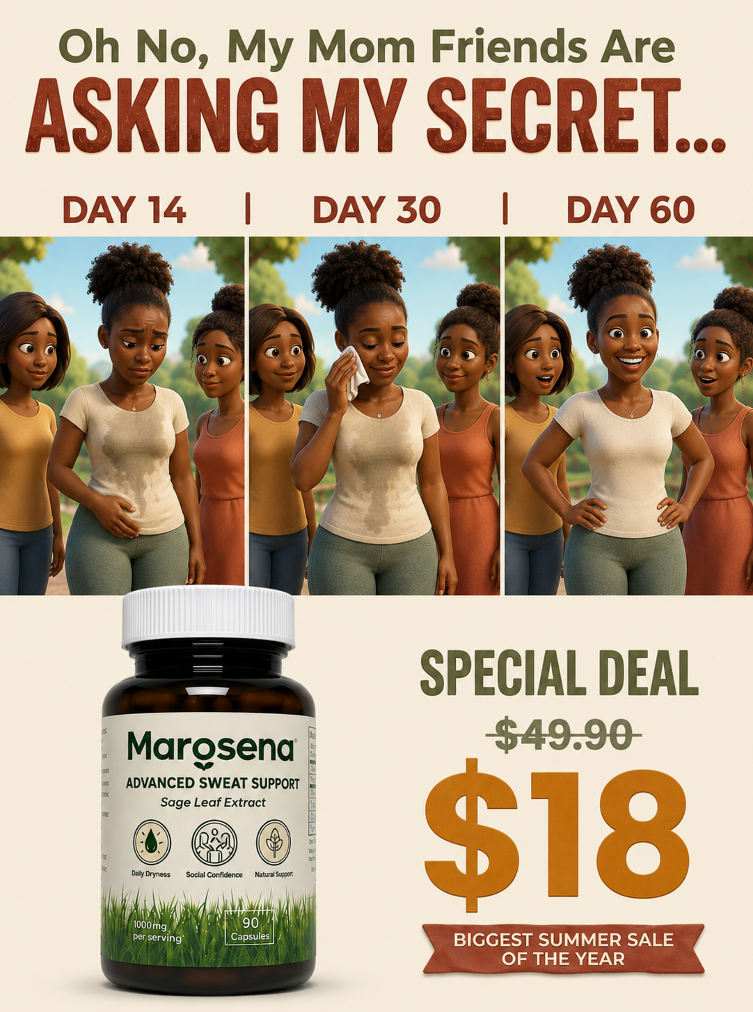 Marosena Facebook ad: CLICK HERE TO ORDER MAROSENA NOW