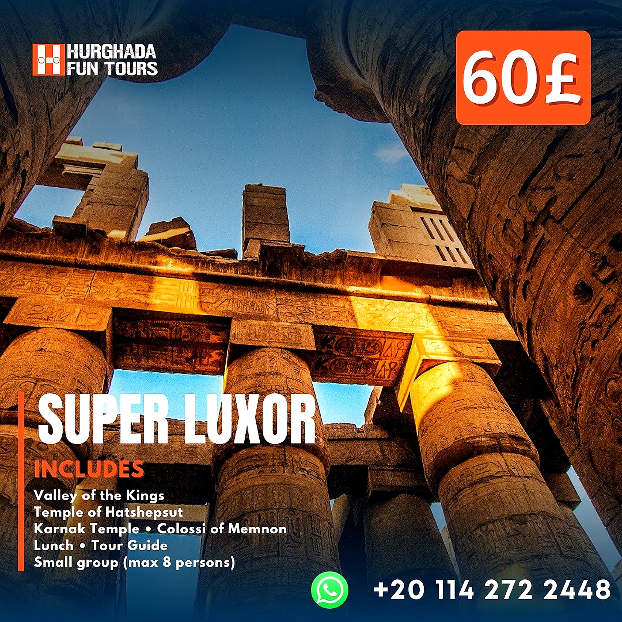 Hurghada Fun Tours Facebook ad: Best Hurghada Tours at Unbeatable Prices!