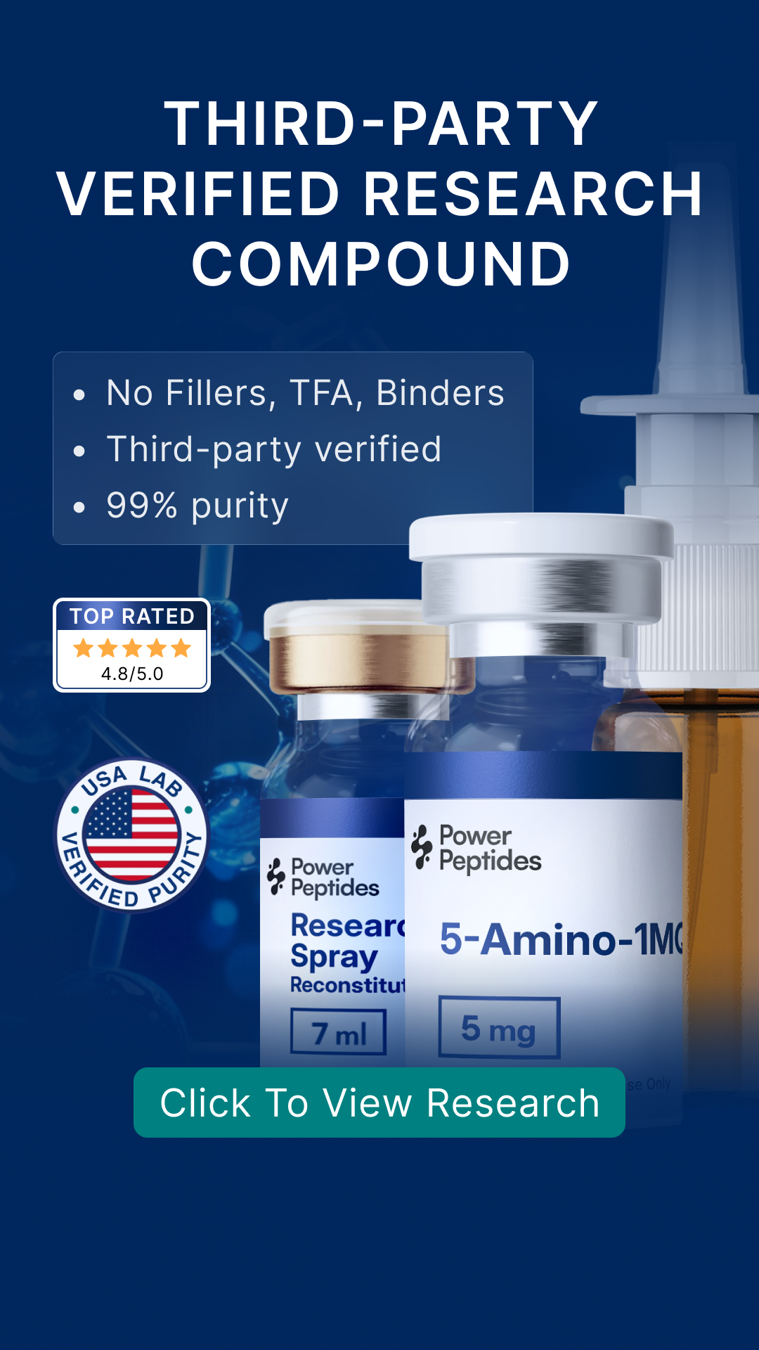 Power Peptides US Facebook ad: High-Purity Research Compounds | Batch COAs
