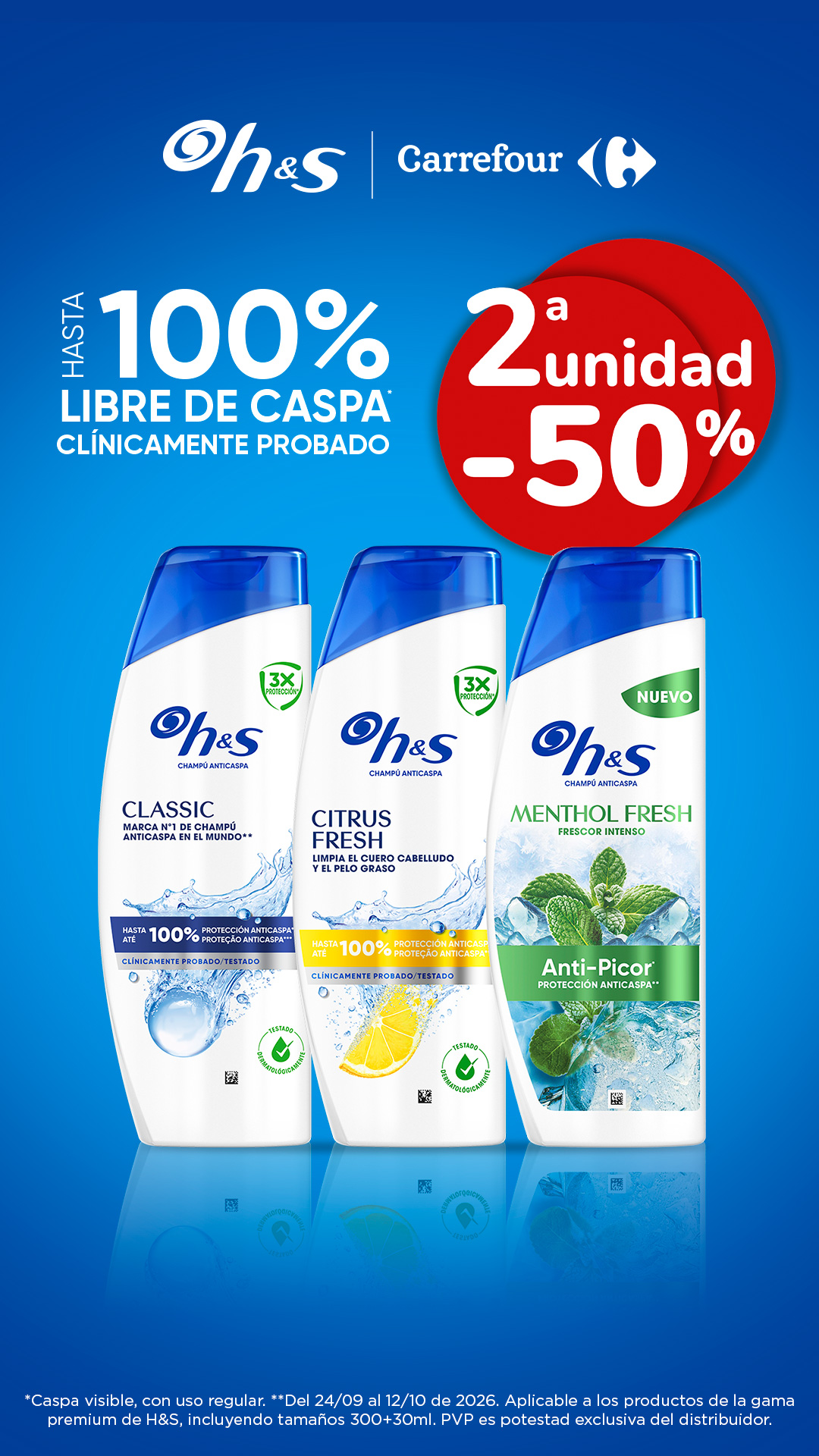 Head and Shoulders Facebook ad: Folletos Carrefour.es