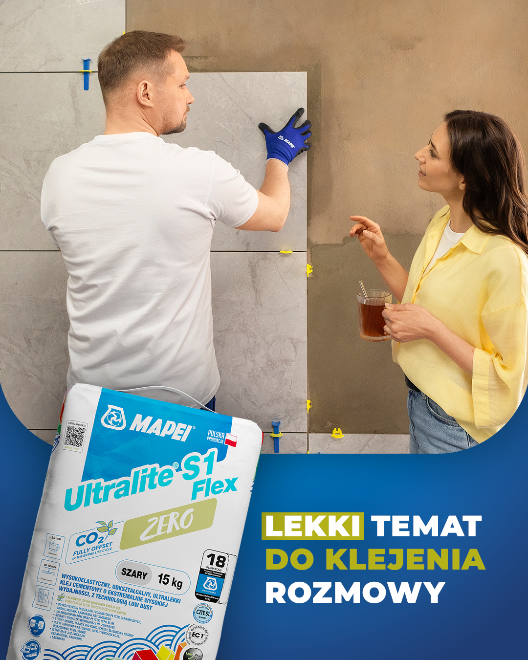 MAPEI Polska Facebook ad: Kiedy praca idzie lżej, od razu łatwiej znaleźć…
