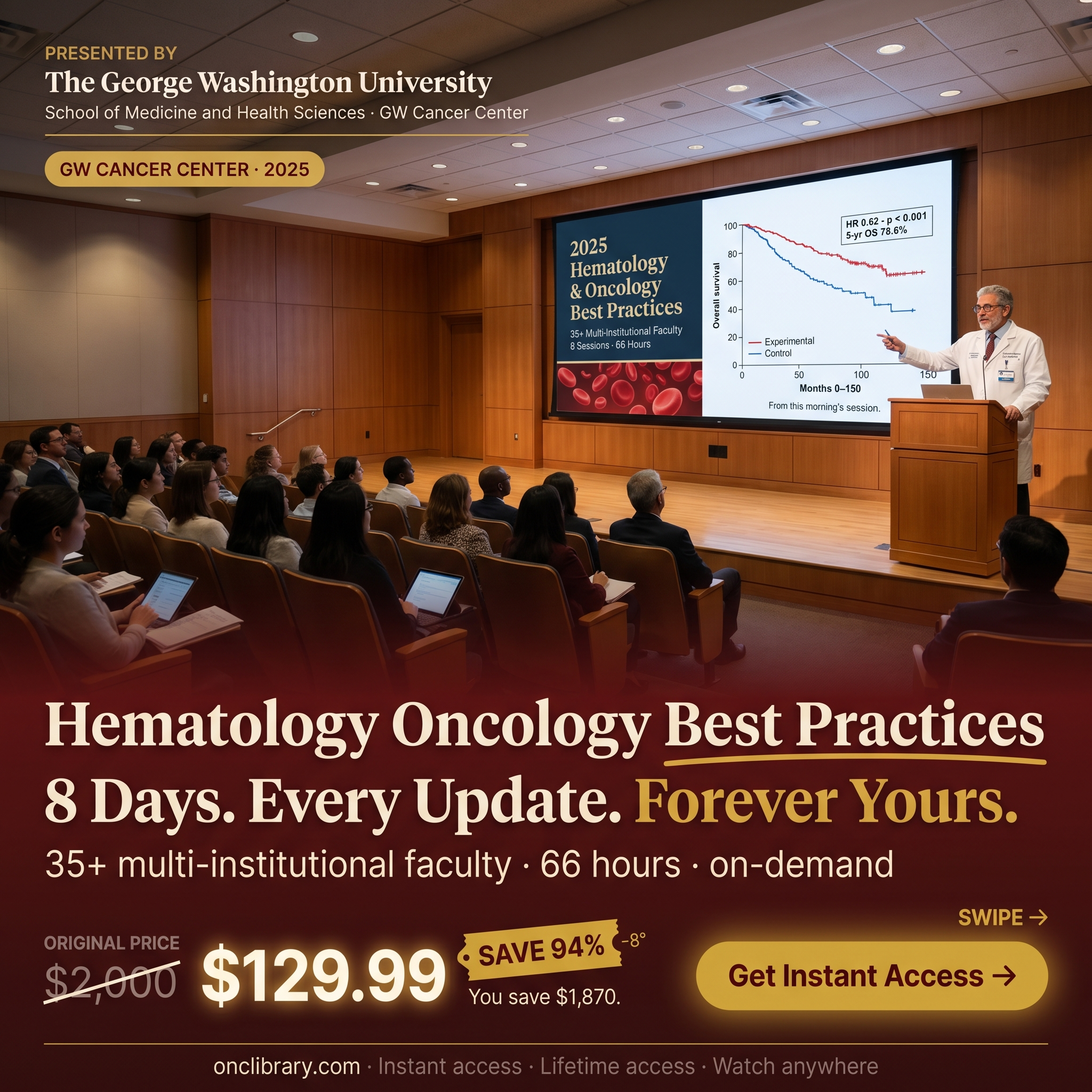 Oncology Library Facebook ad: Kantarjian. Stone. Rajkumar.