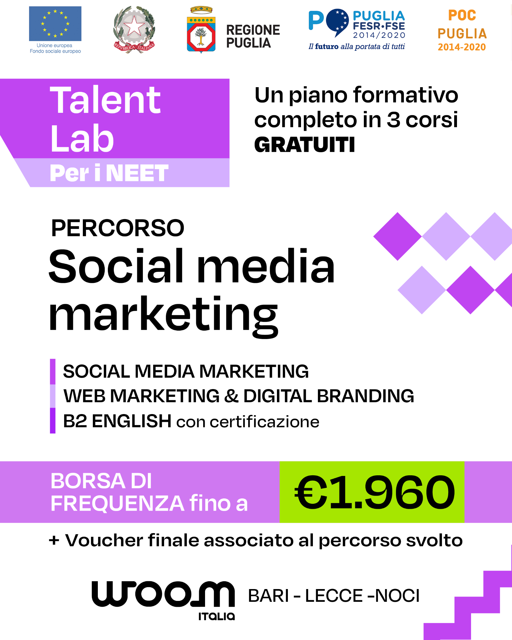 Woom Italia Facebook ad from Mar 17, 2026
