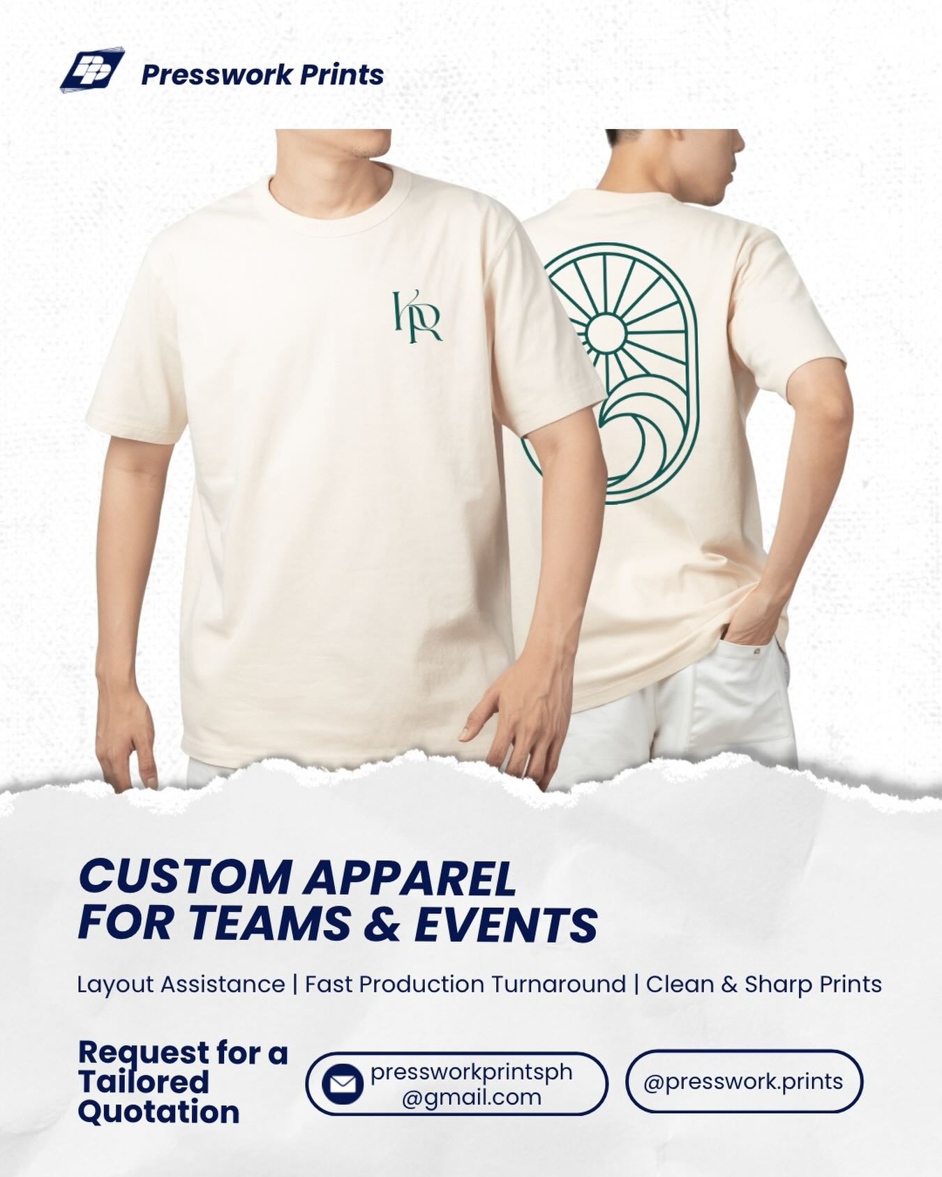 Presswork Prints Facebook ad: Your logo worked hard to earn its place.