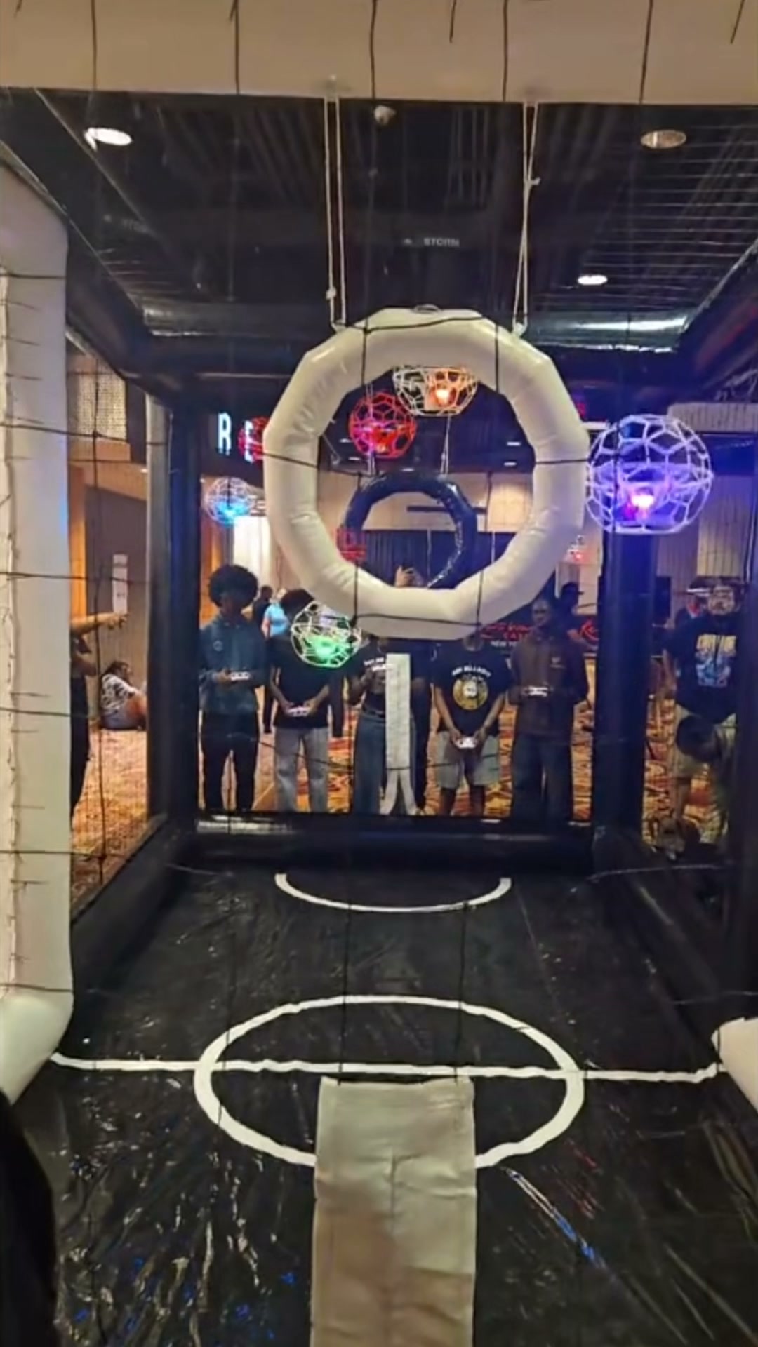 Drone soccer Facebook ad: Drone Soccer & Inflatable Arenas
