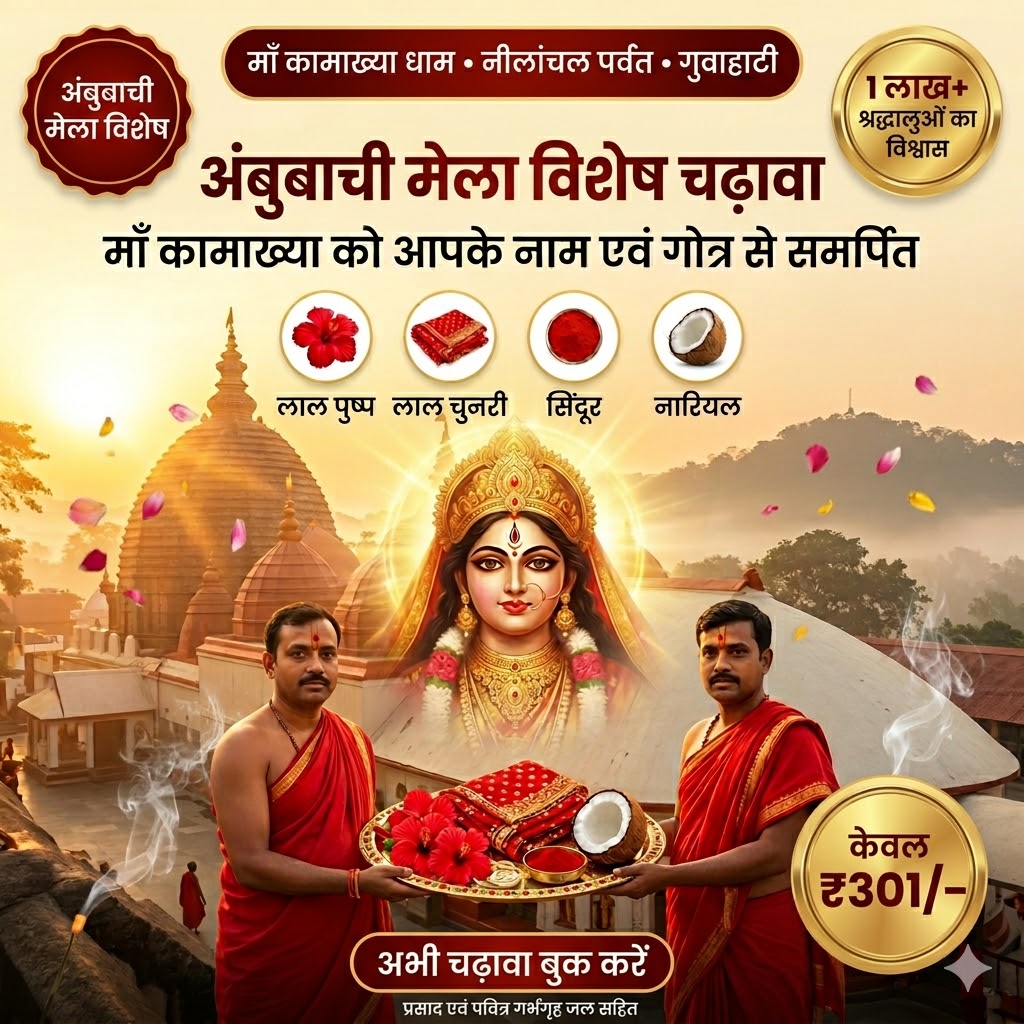 OmVaikuntha Facebook ad: अंबुबाची स्पेशल, माँ कामाख्या का आशीर्वाद पाएं