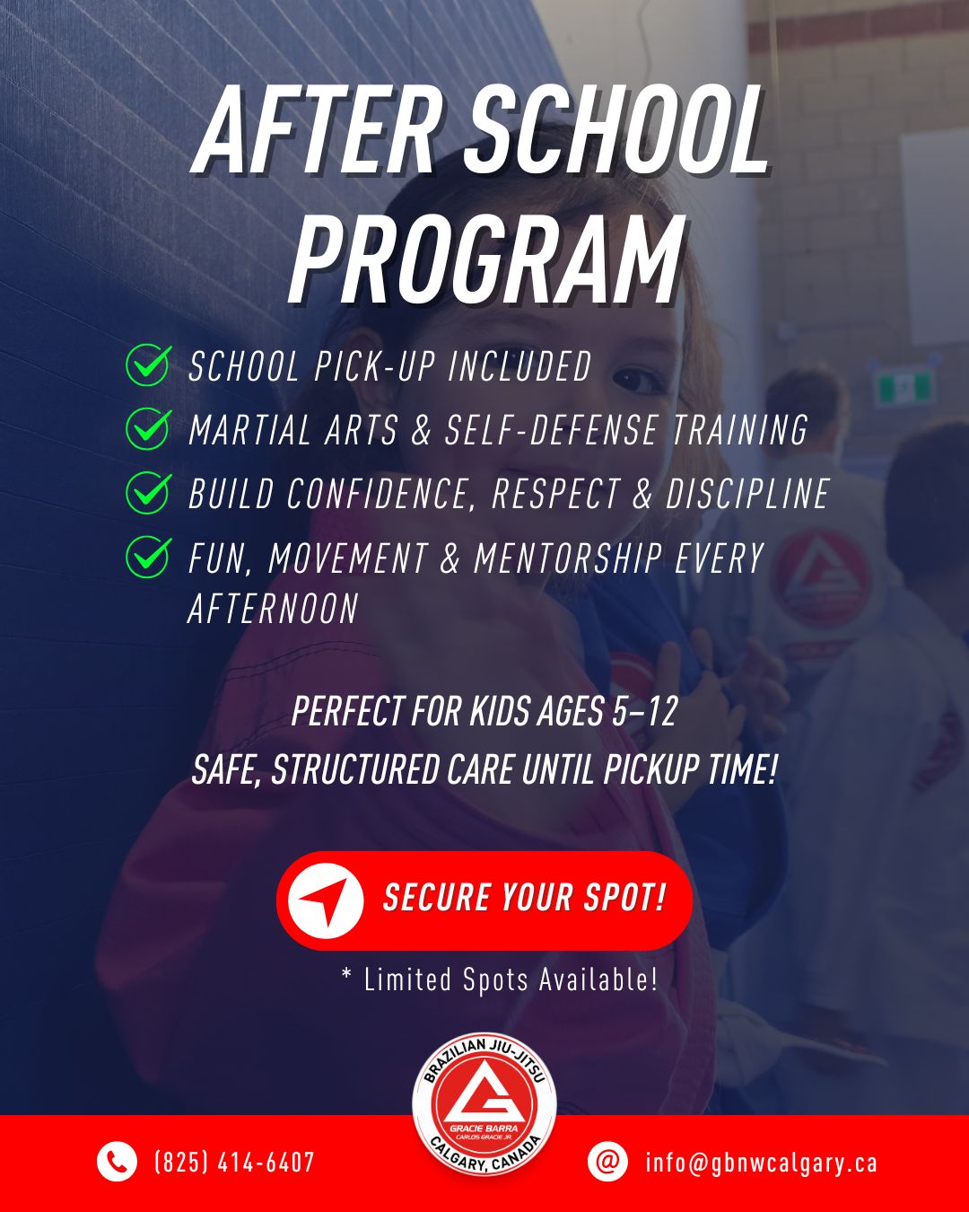 Gracie Barra Northwest Calgary Facebook ad