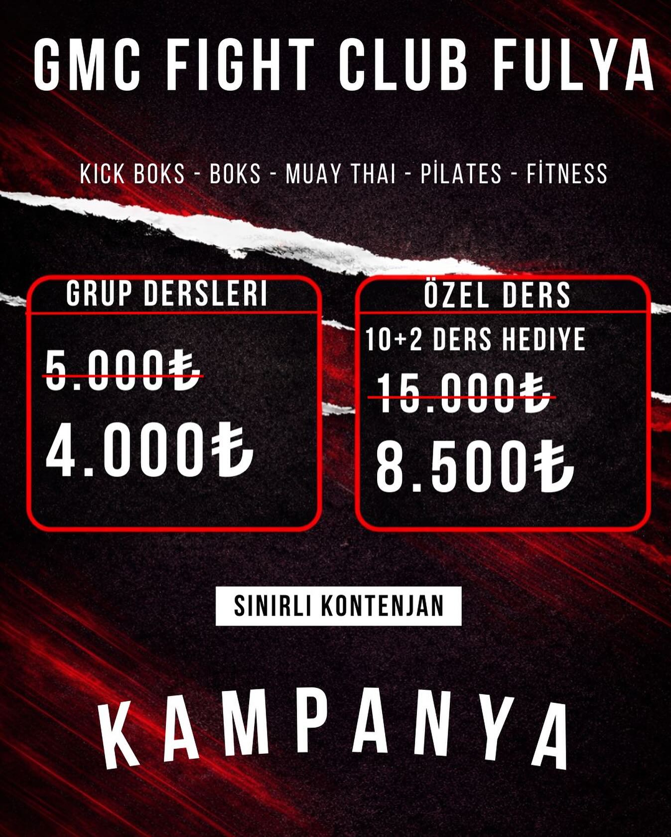 gmc_fightclub Facebook ad: GMC FIGHT CLUB FULYA KAMPANYA