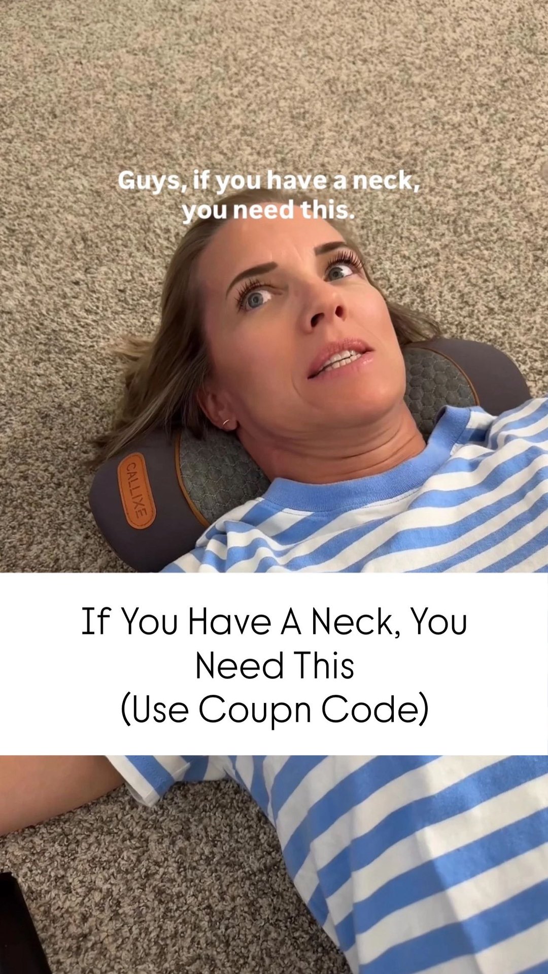 CALLIXE Facebook ad: If you have a neck… you need this…