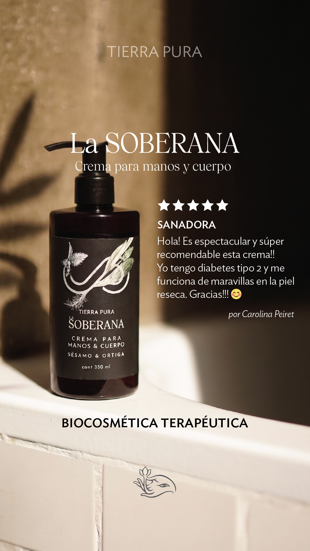 Tierra Pura - Biocosmética Medicinal Orgánica Facebook ad: LA SOBERANA
