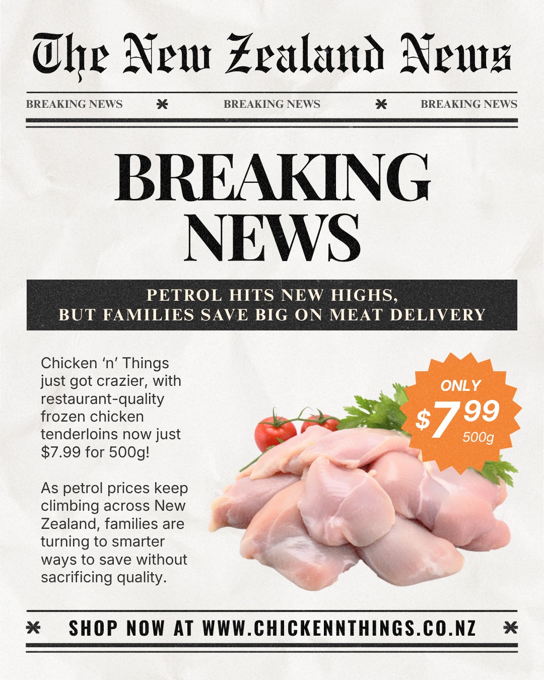 Chicken n Things Facebook ad
