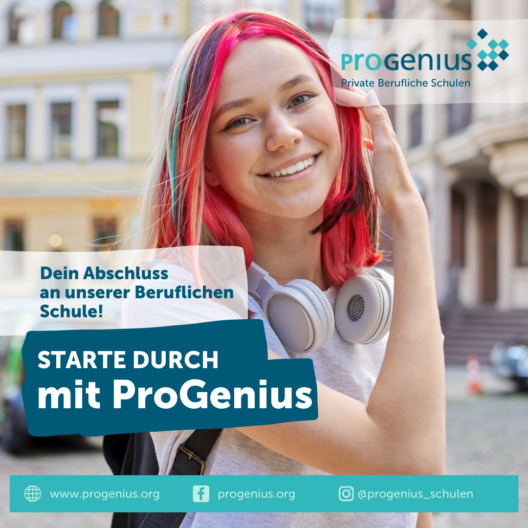 ProGenius Private Berufliche Schulen Facebook ad from Jun 3, 2026